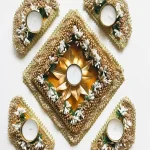 Floor Brocade Box Rangoli